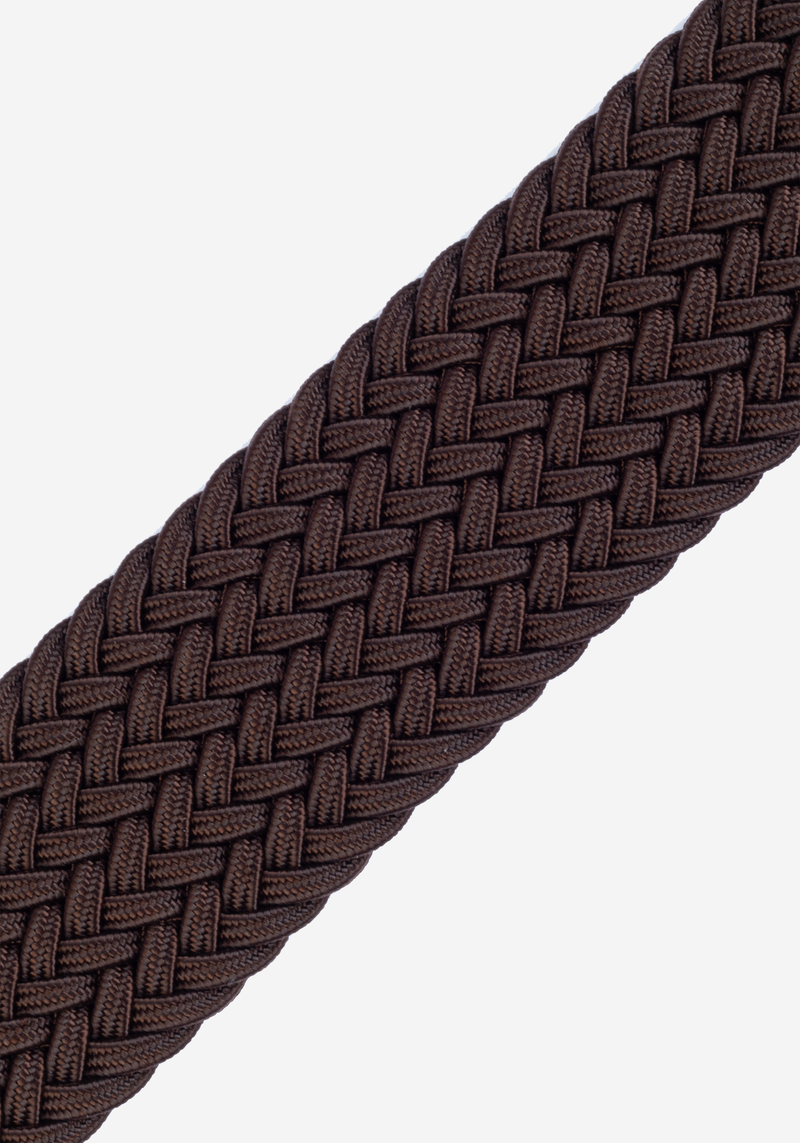 Truffle Brown Braided Belt