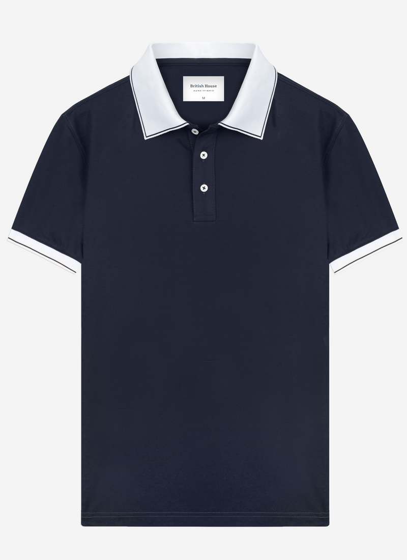 Ink Navy Aero-Hybrid Polo Shirt