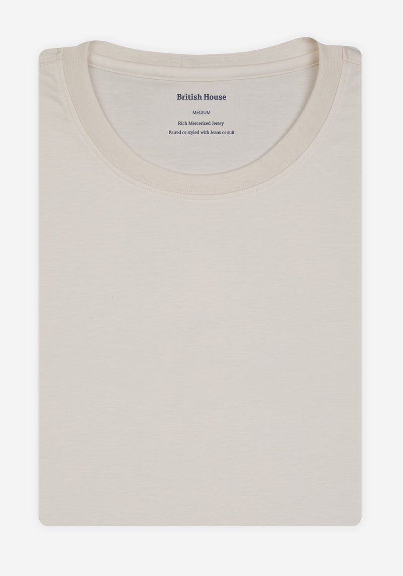 Off-White Mercerized Interlock Jersey