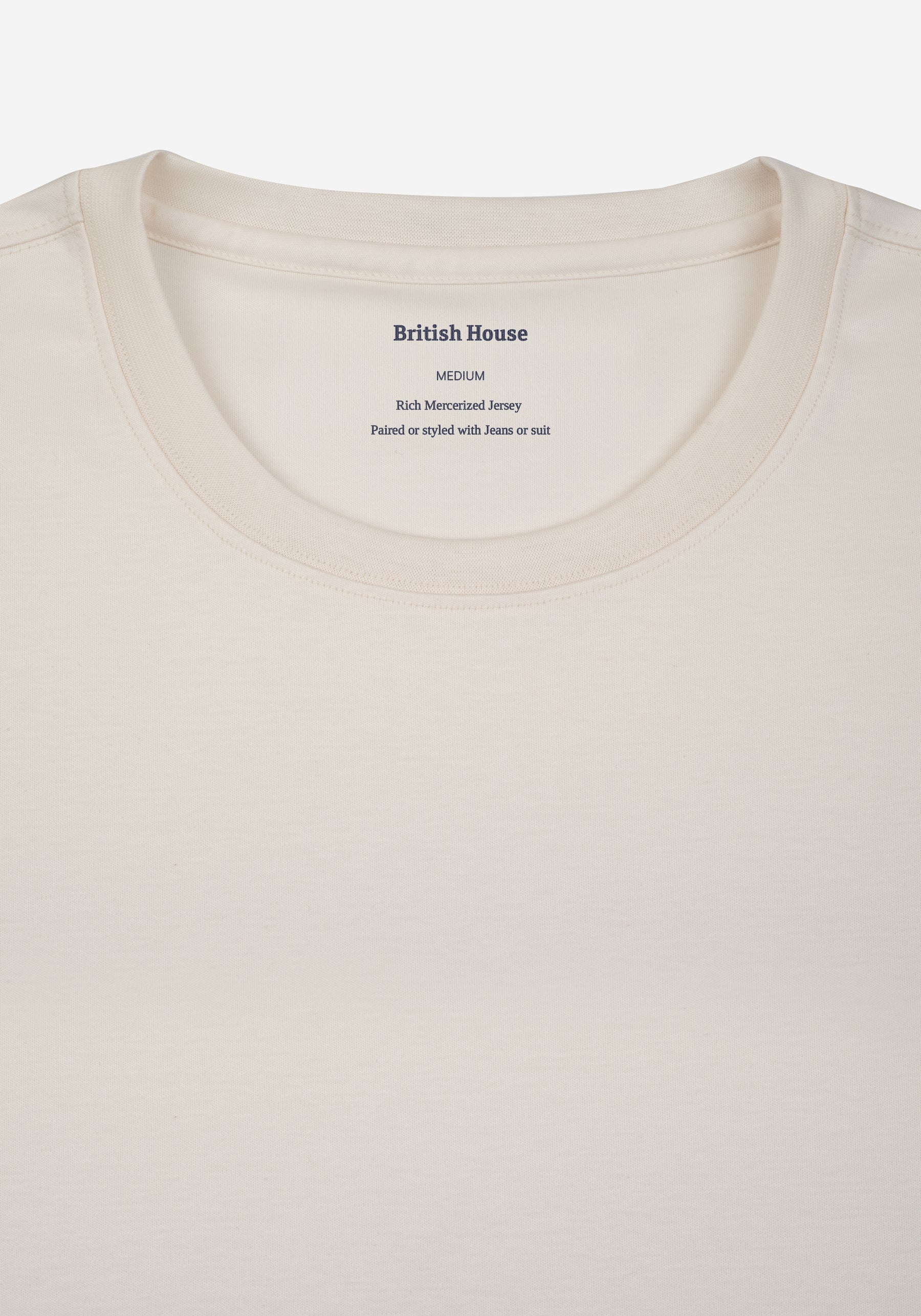 Off-White Mercerized Interlock Jersey