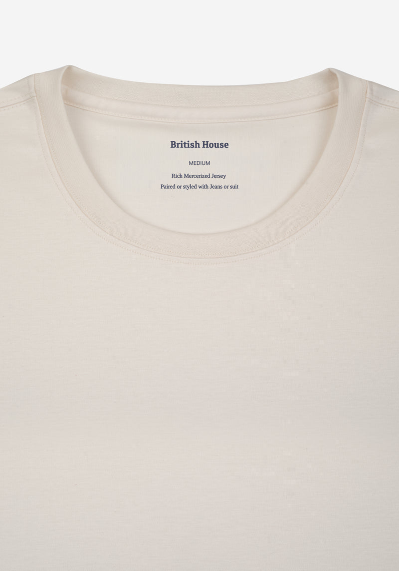 Off-White Mercerized Interlock Jersey