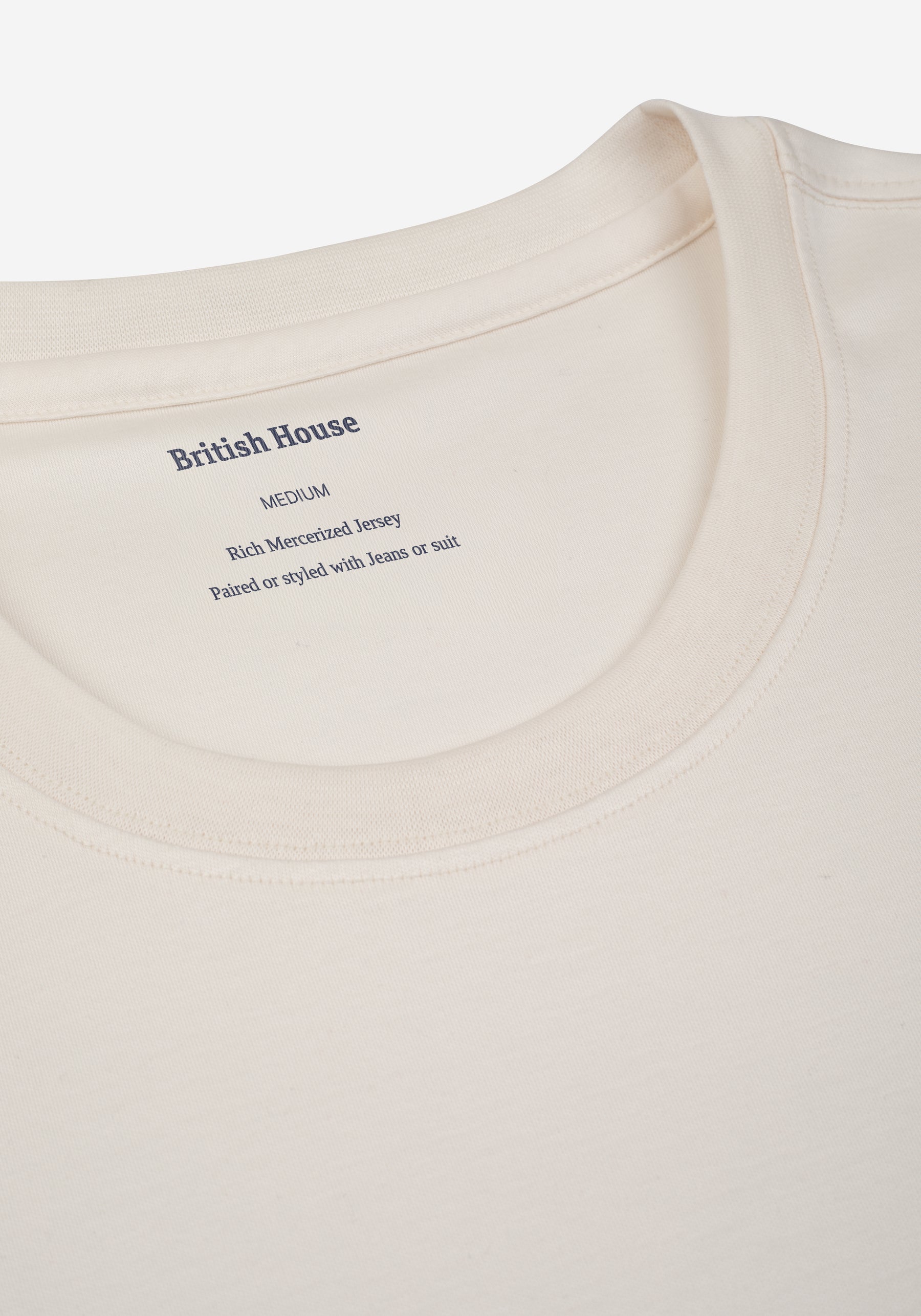 Off-White Mercerized Interlock Jersey