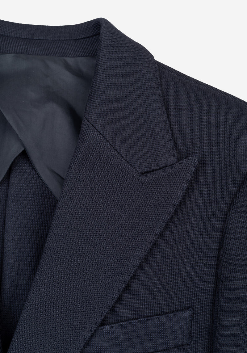 Royal Navy Knitted Blazer