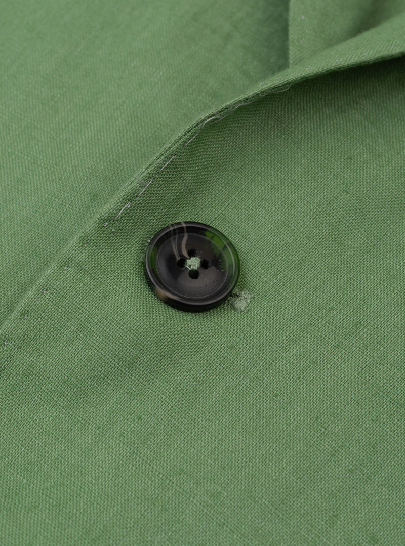 Herbal Green Pure Linen Blazer