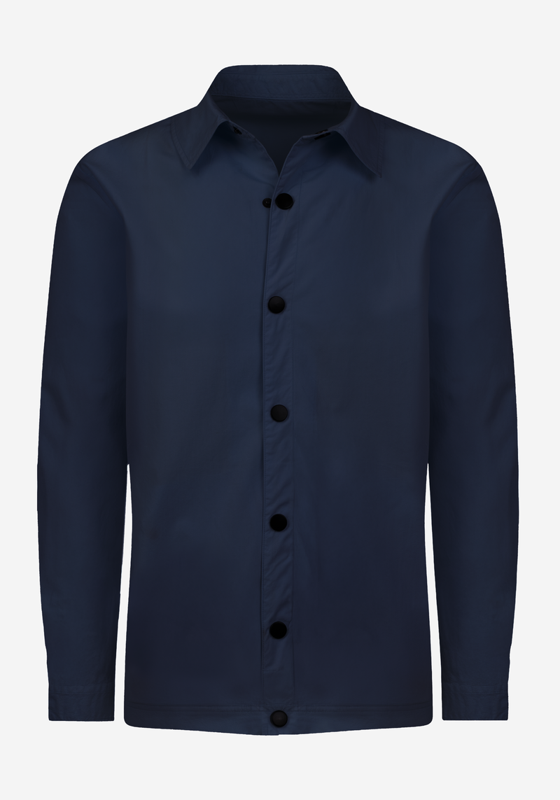 Nautical Blue Paper Touch Overshirt