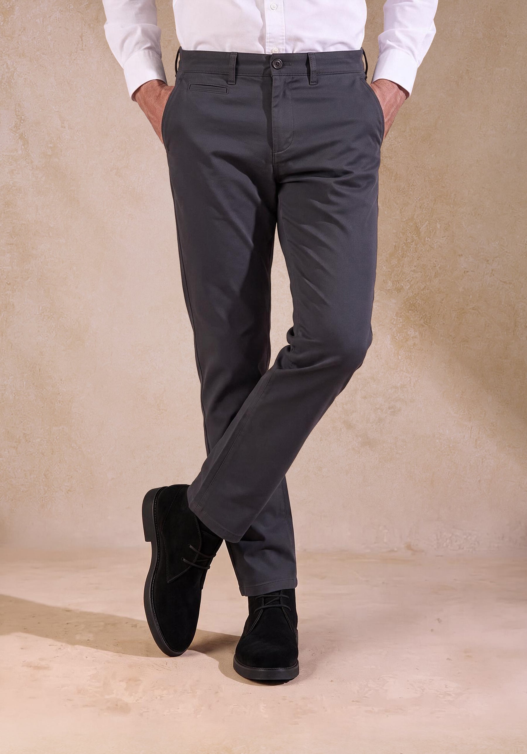 Fossil Grey Riviera Gabardine