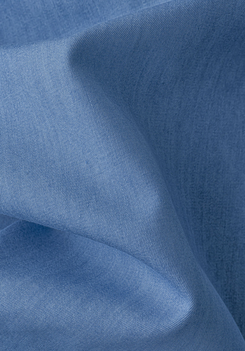 Soft Blue Washed Denim Shirt