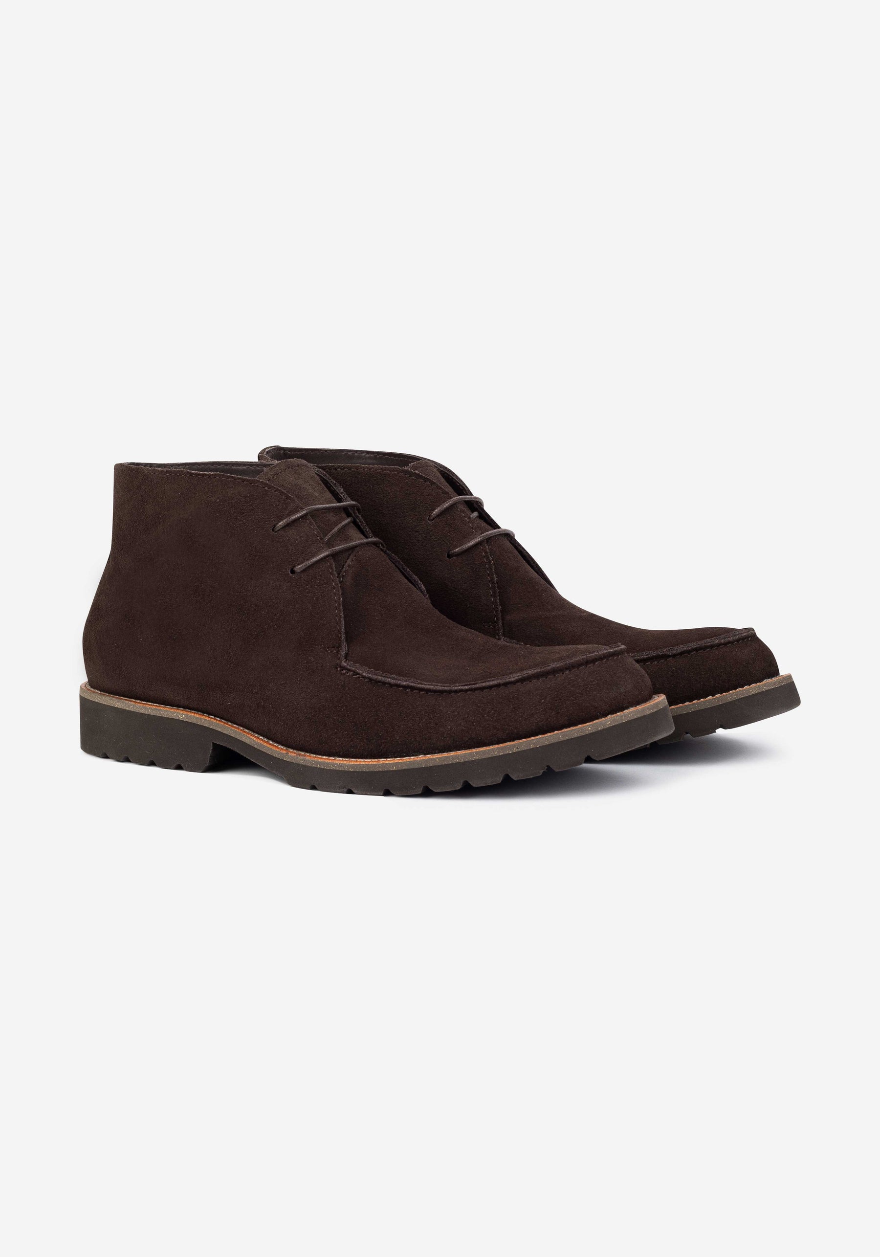 Deep Brown Suede Ankle Boot
