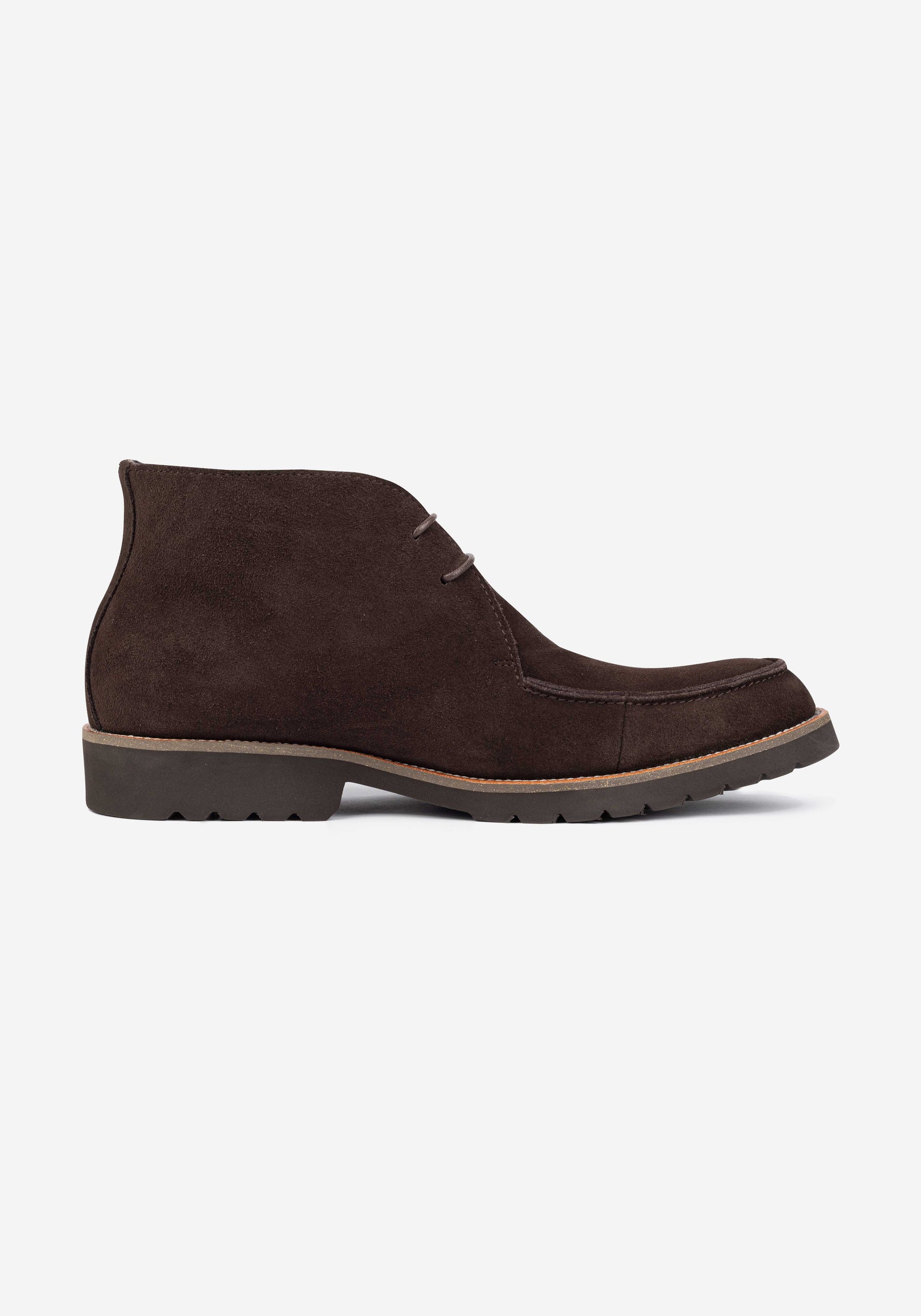Deep Brown Suede Ankle Boot