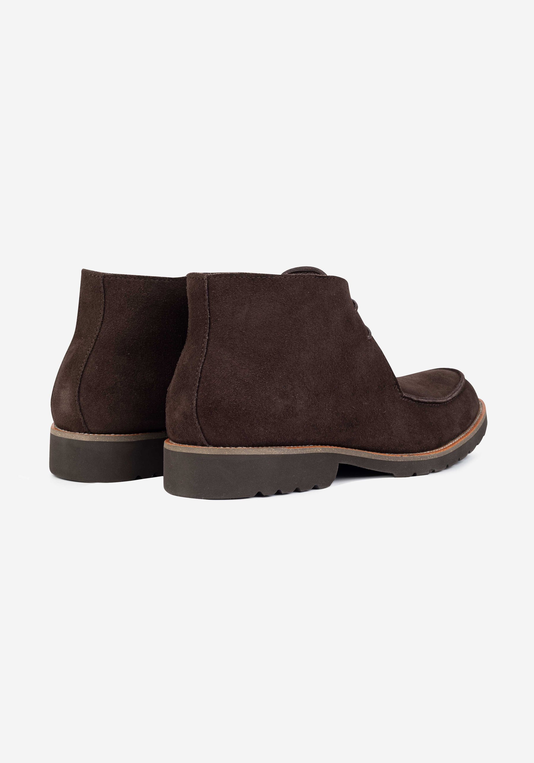 Deep Brown Suede Ankle Boot