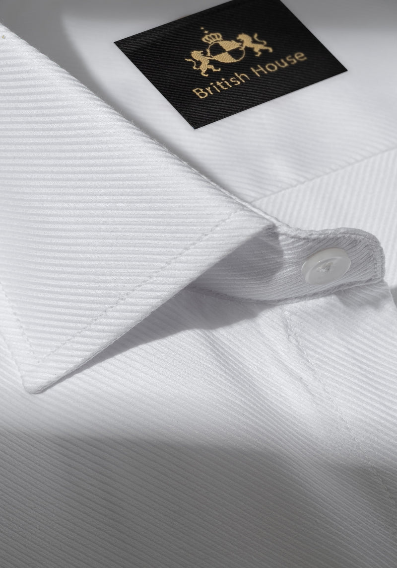 Marble White Stripe Fine Poplin Shirt