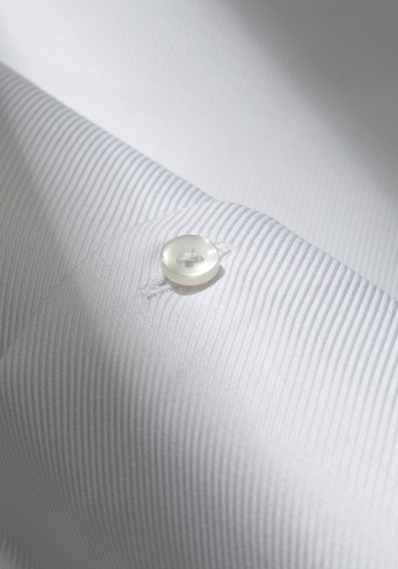 Marble White Stripe Fine Poplin Shirt