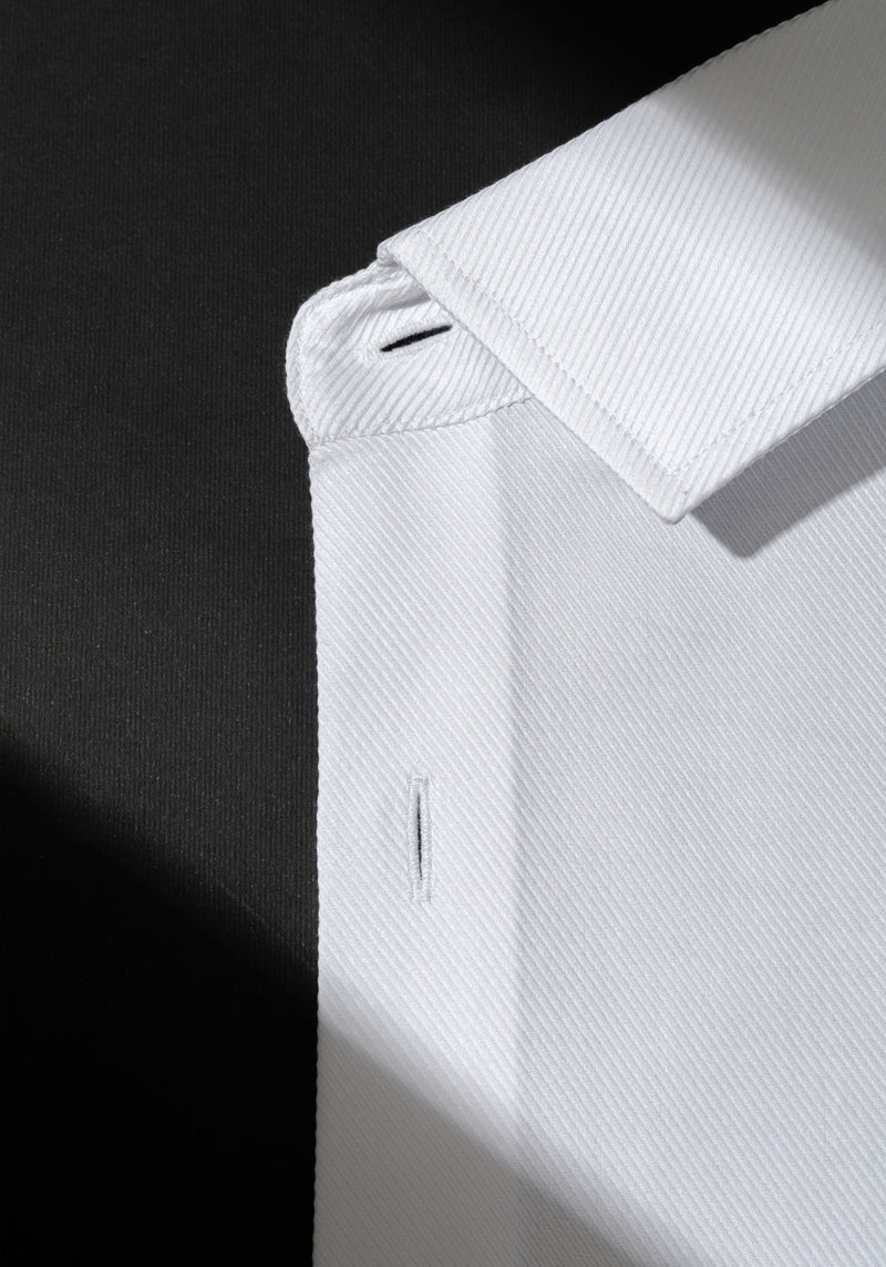 Marble White Stripe Fine Poplin Shirt