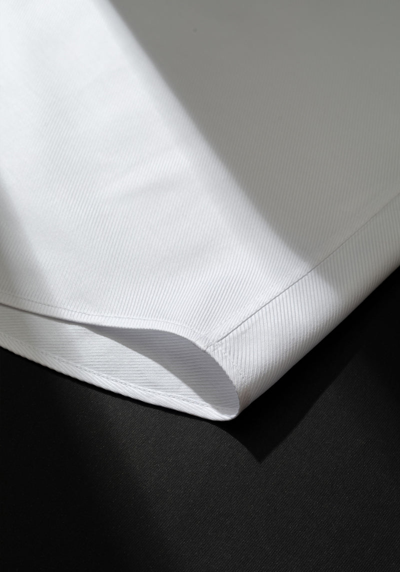 Marble White Stripe Fine Poplin Shirt