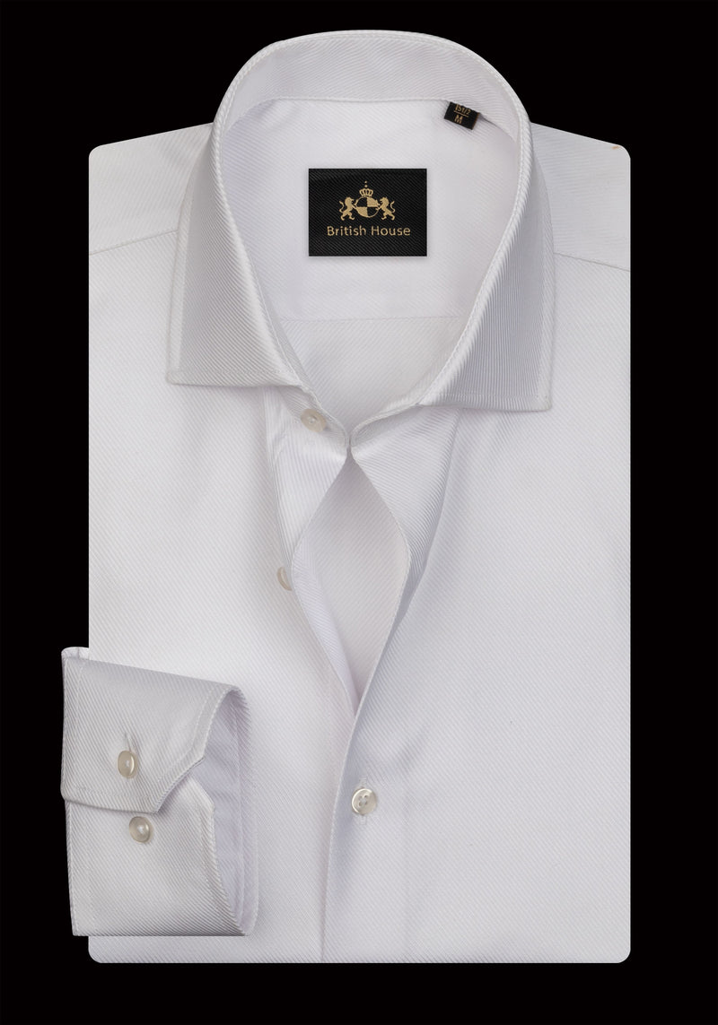 Marble White Stripe Fine Poplin Shirt