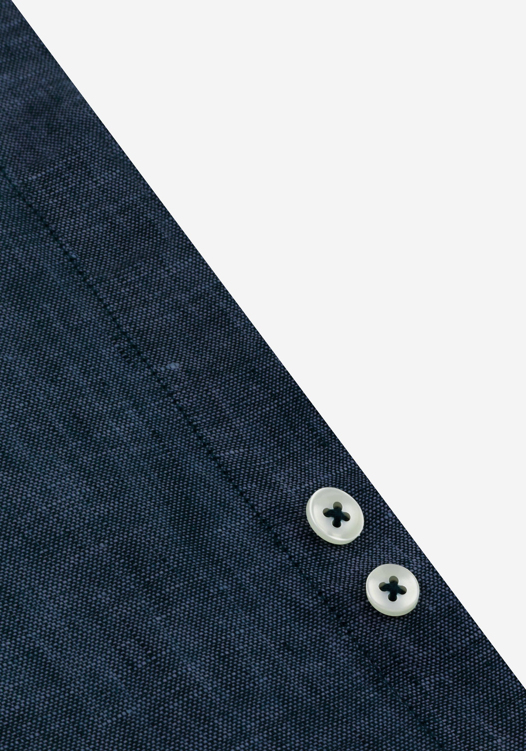Atlantic Navy Belgian Linen Shirt