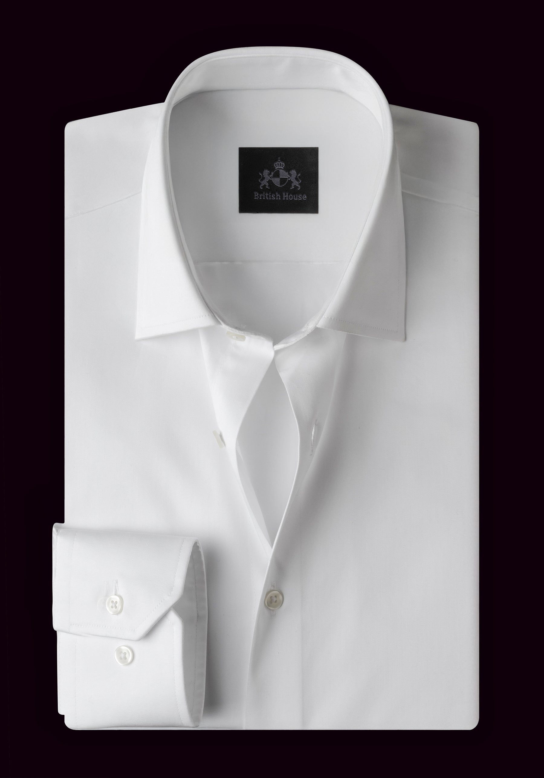 Supreme White Luxe Twill Shirt - Wrinkle-free