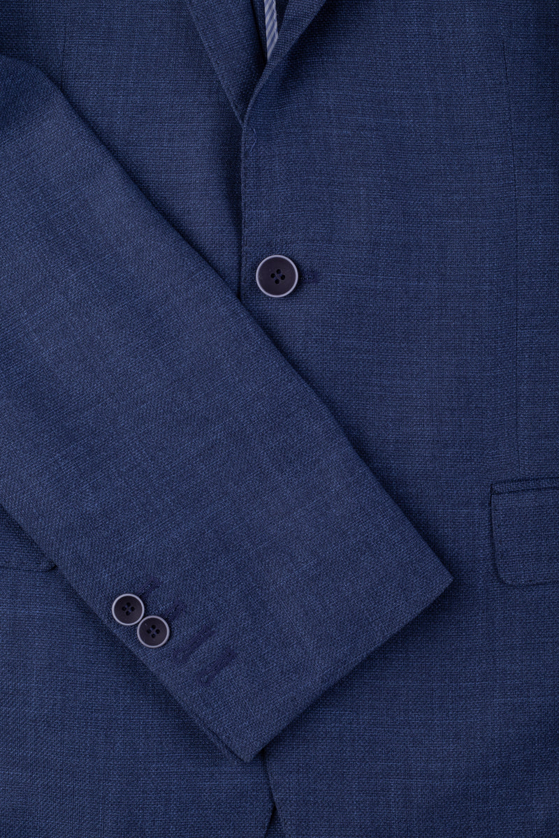 Contemporary Fit Glaucous Blue Blazer