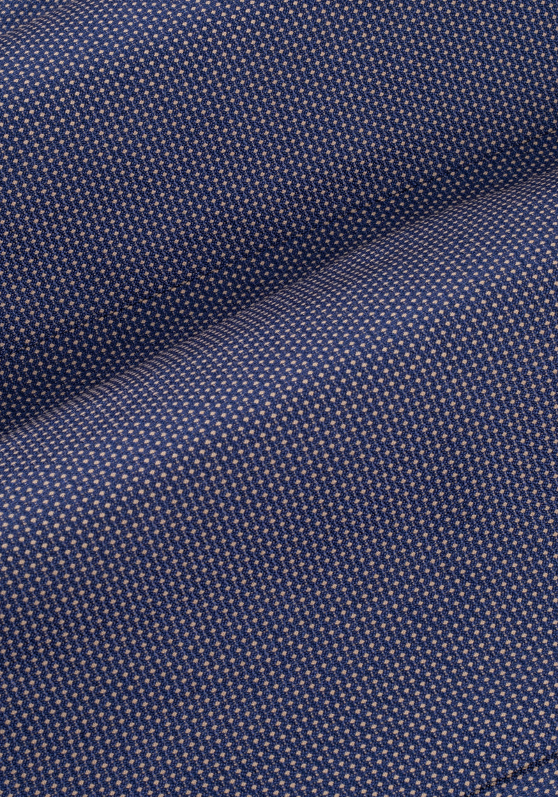 Contemporary Fit Slate Grey Dotted Blazer