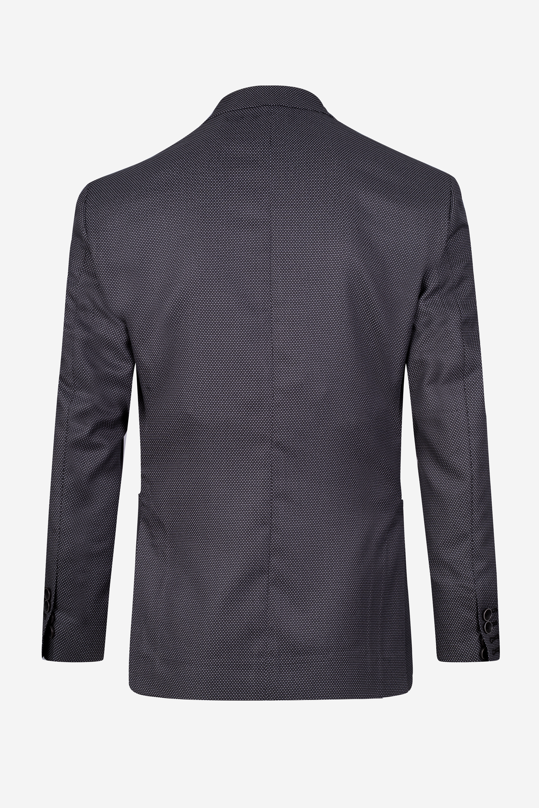 Contemporary Fit Cadet Gray Dotted Blazer