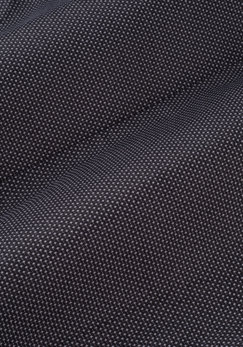 Contemporary Fit Cadet Gray Dotted Blazer