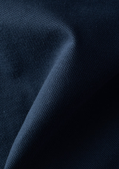 Mist Navy Cotton Polo Shirt