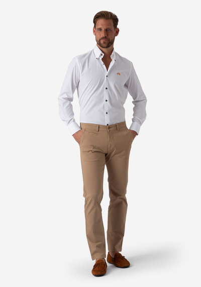 Royal White Poplin Anti-Wrinkle Shirt