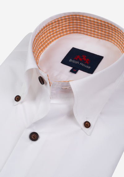 Royal White Poplin Liquid Ammonia Shirt