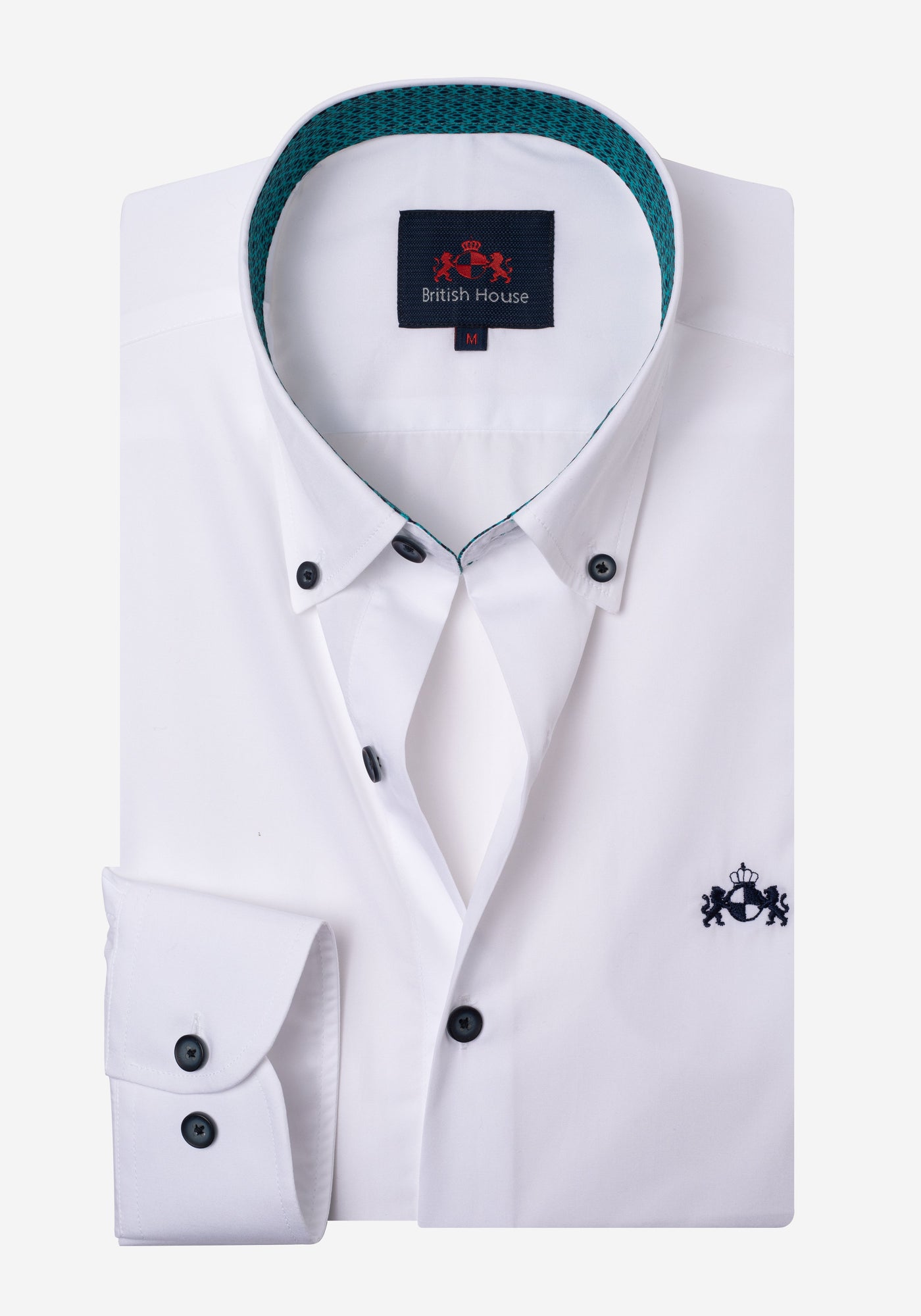 Royal White Poplin Liquid Ammonia Shirt