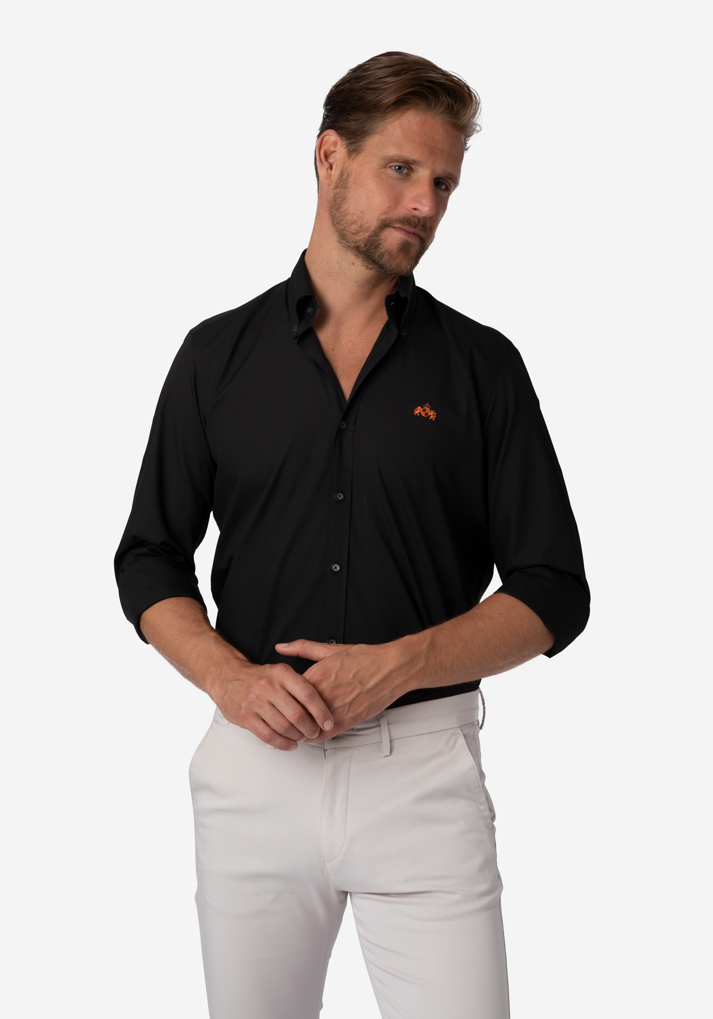 Dull Black Chambray Shirt