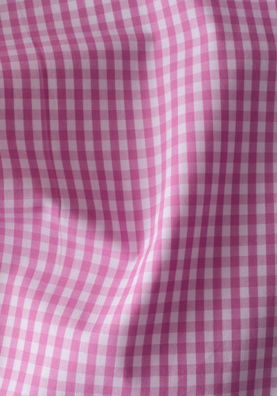 Blossom Pink Checked Poplin Shirt