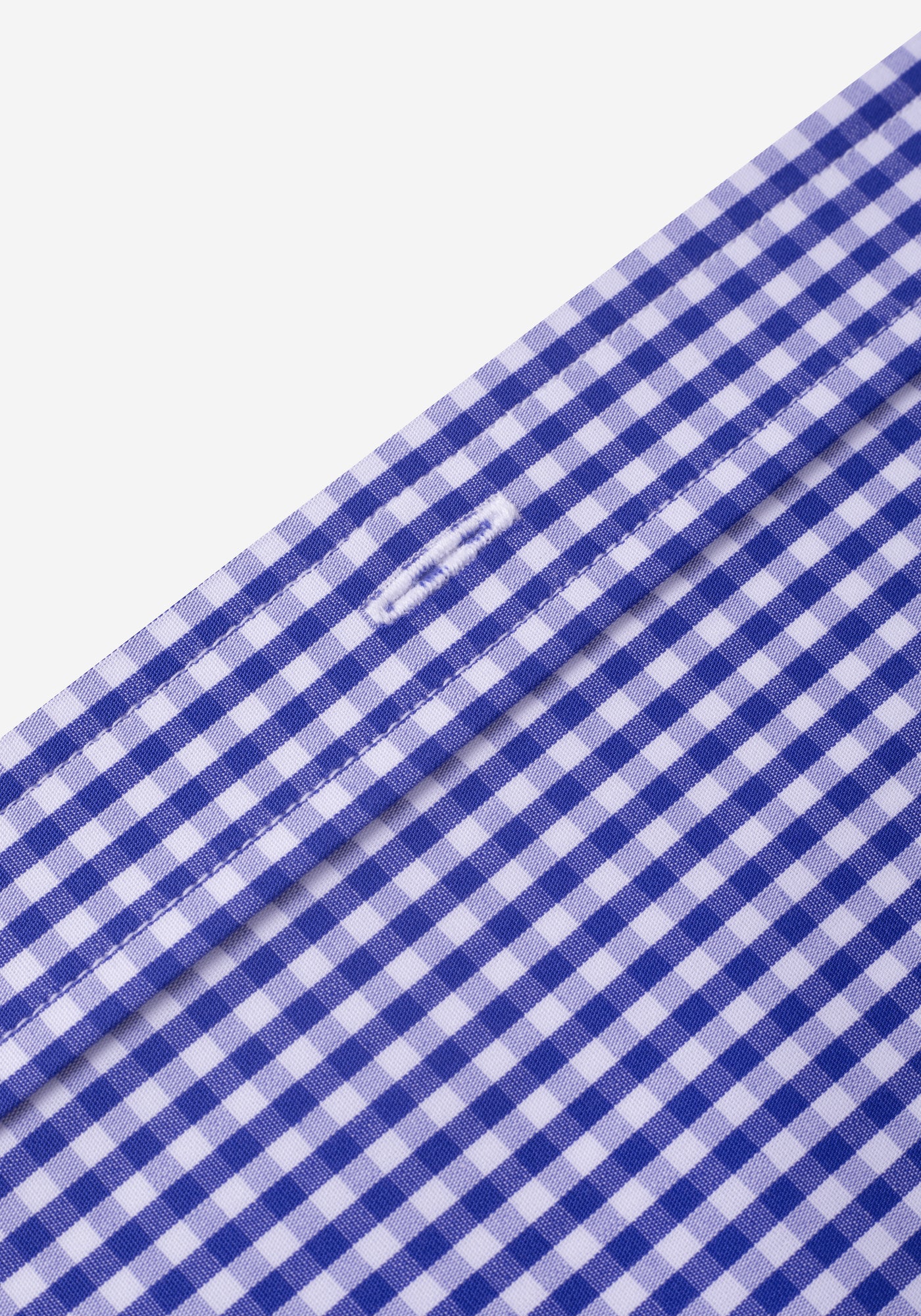Lapis Blue Checked Poplin Shirt