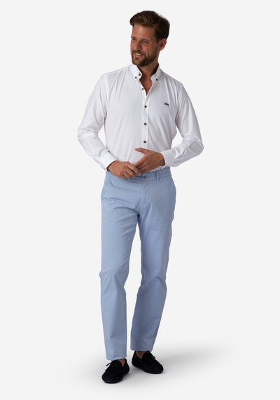 Royal White Oxford Shirt