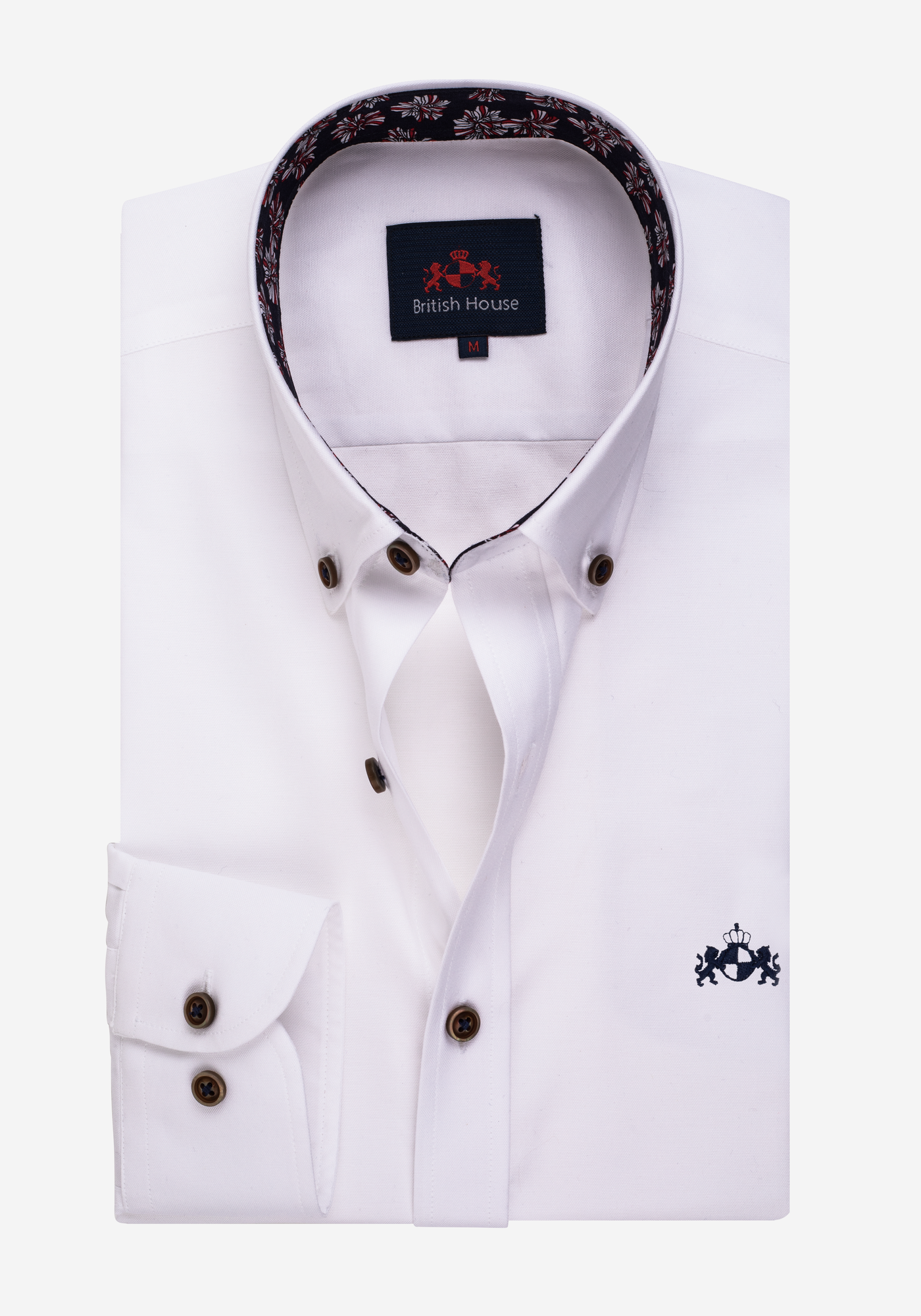 Royal White Oxford Shirt