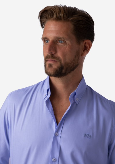 Dark Cornflower Blue Royal Oxford Shirt