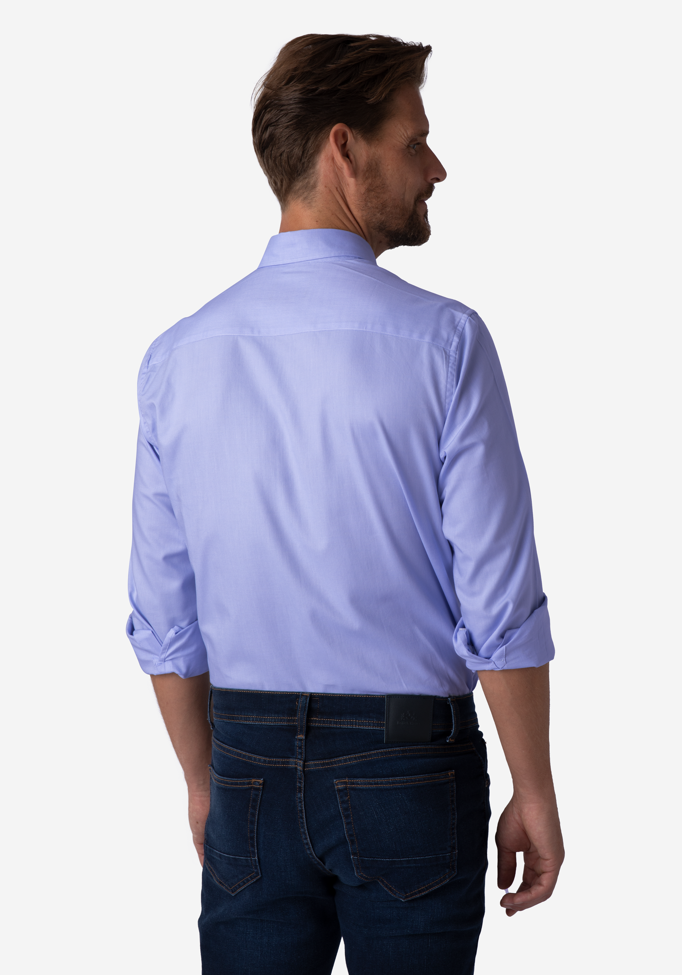 Dark Cornflower Blue Royal Oxford Shirt