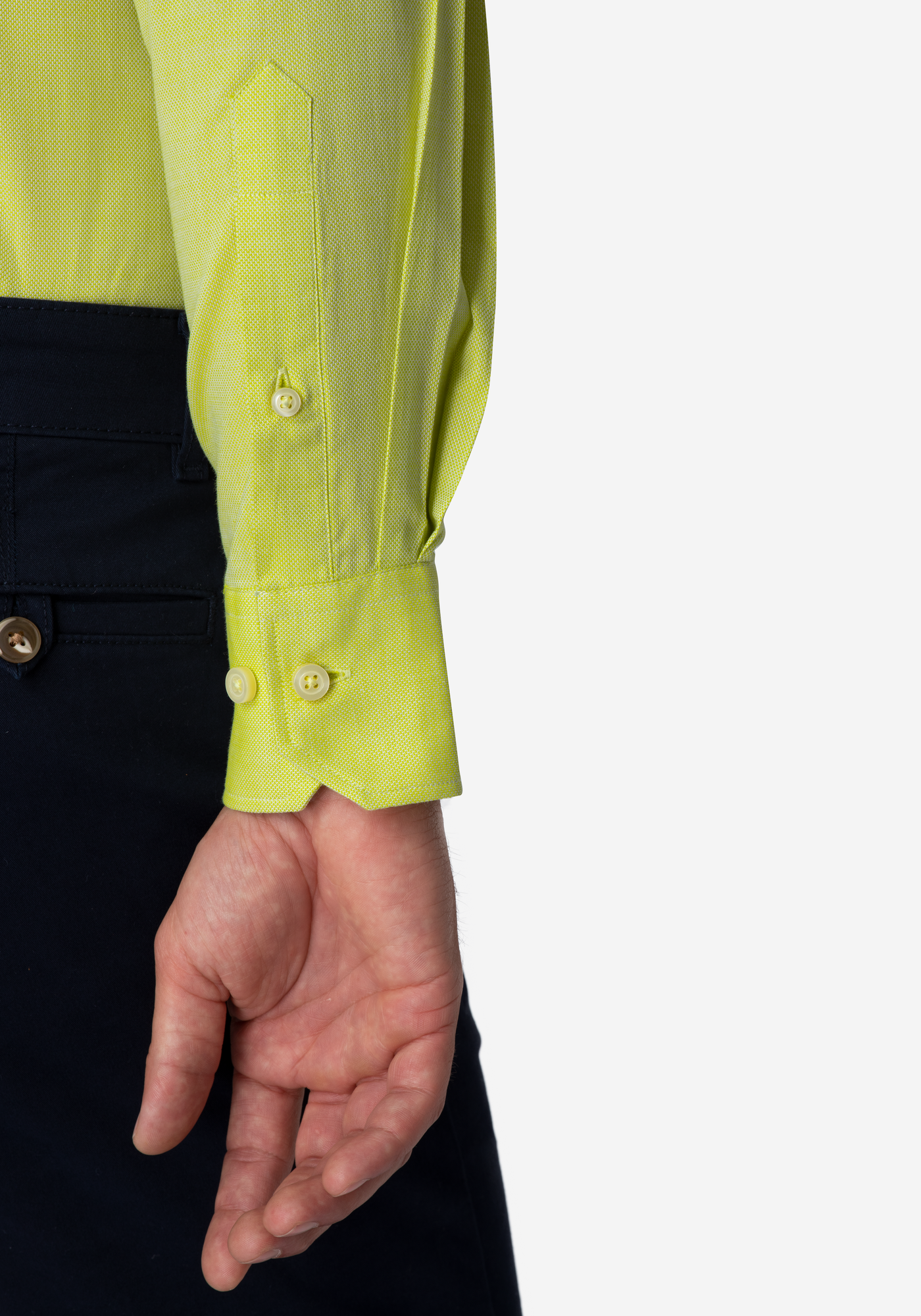 Lime Green Royal Oxford Shirt