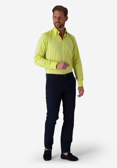 Lime Green Royal Oxford Shirt