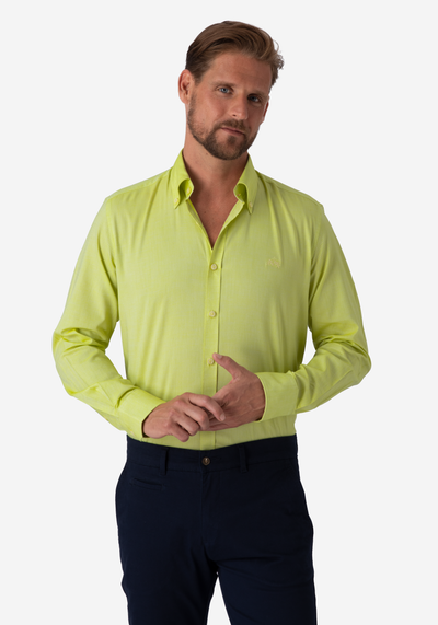 Lime Green Royal Oxford Shirt