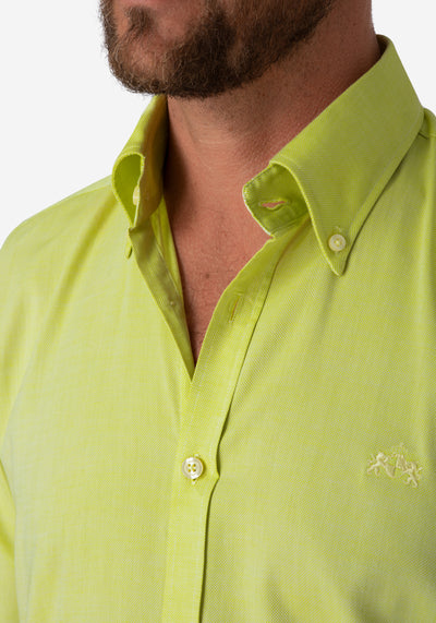 Lime Green Royal Oxford Shirt