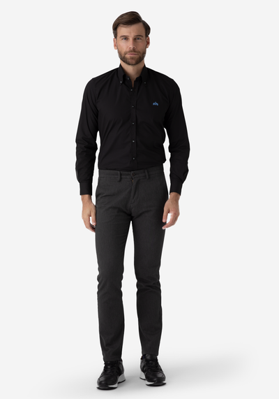 Metal Black Chambray Shirt