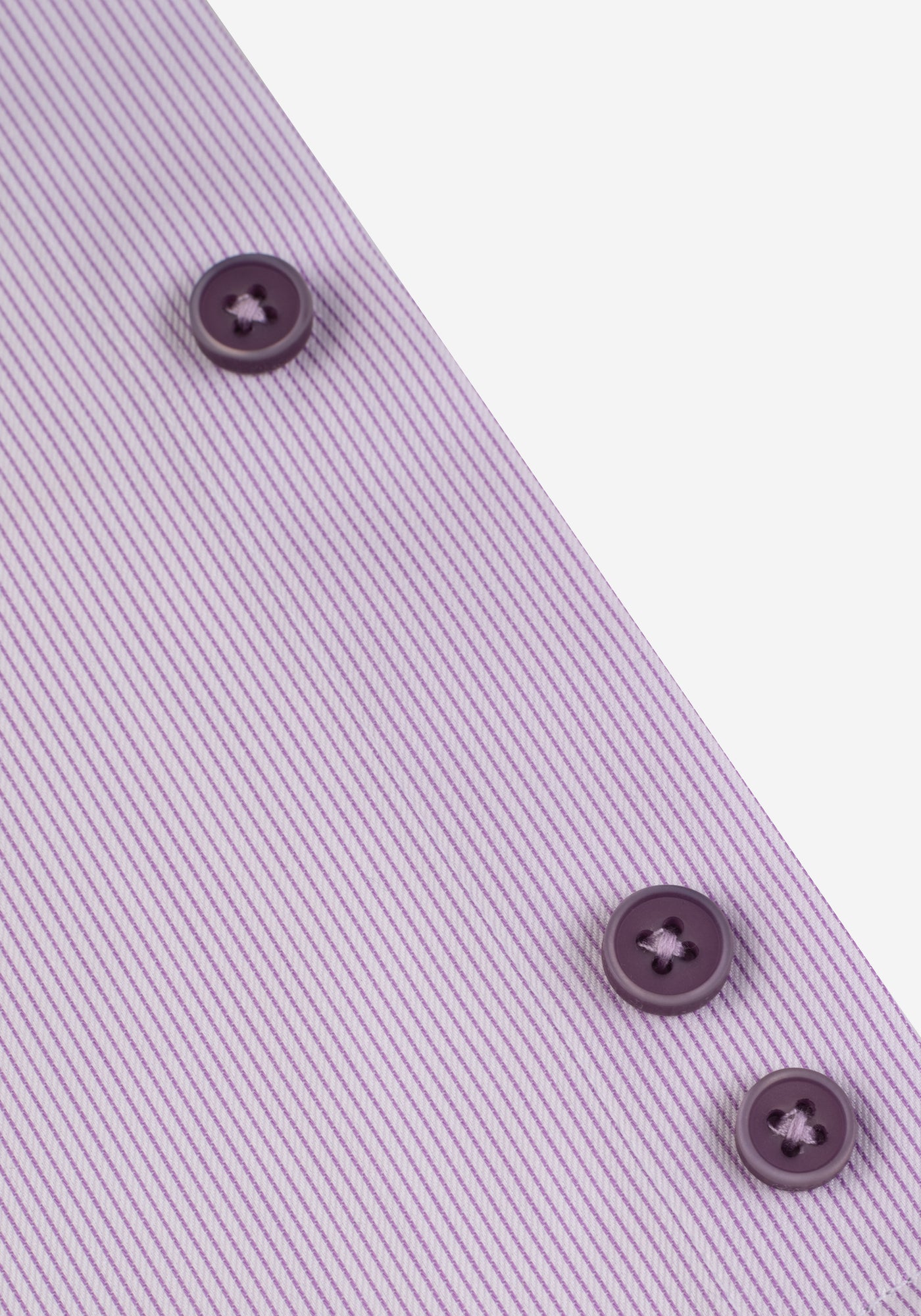 Pale Purple Stripe Fine Twill Shirt