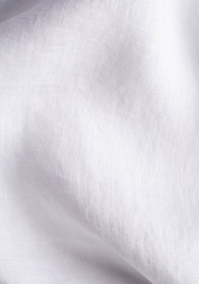 Frost White Belgian Linen Shirt