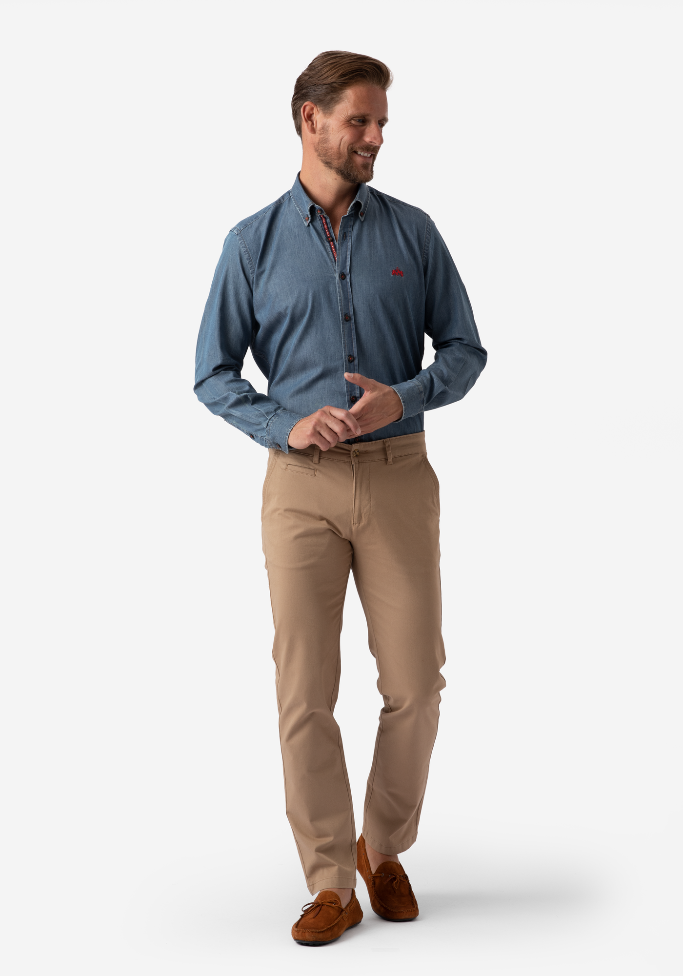 Mist Blue Selvedge Denim Shirt