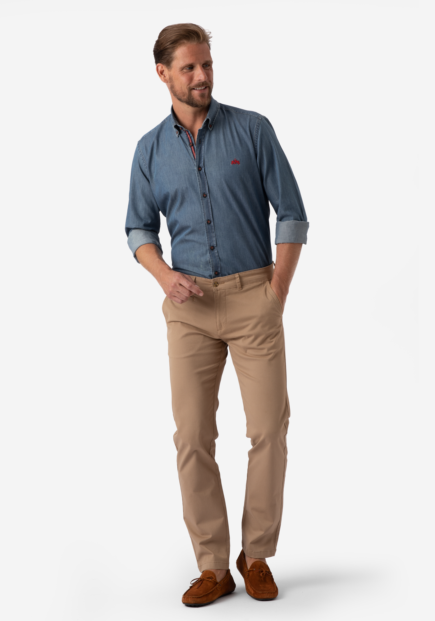 Mist Blue Selvedge Denim Shirt