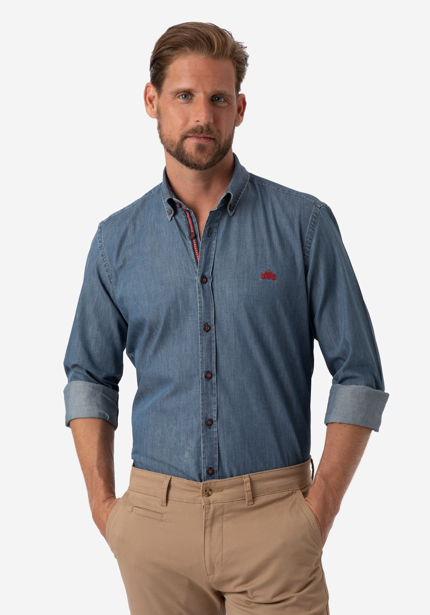Mist Blue Selvedge Denim Shirt