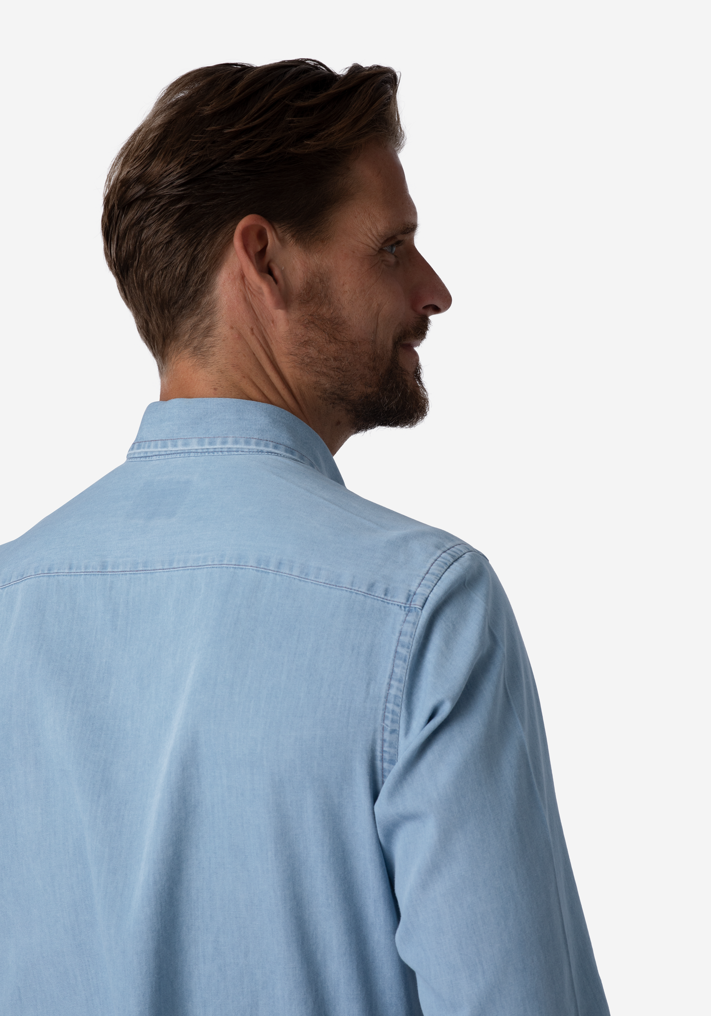 Dusk Blue Selvedge Denim Shirt
