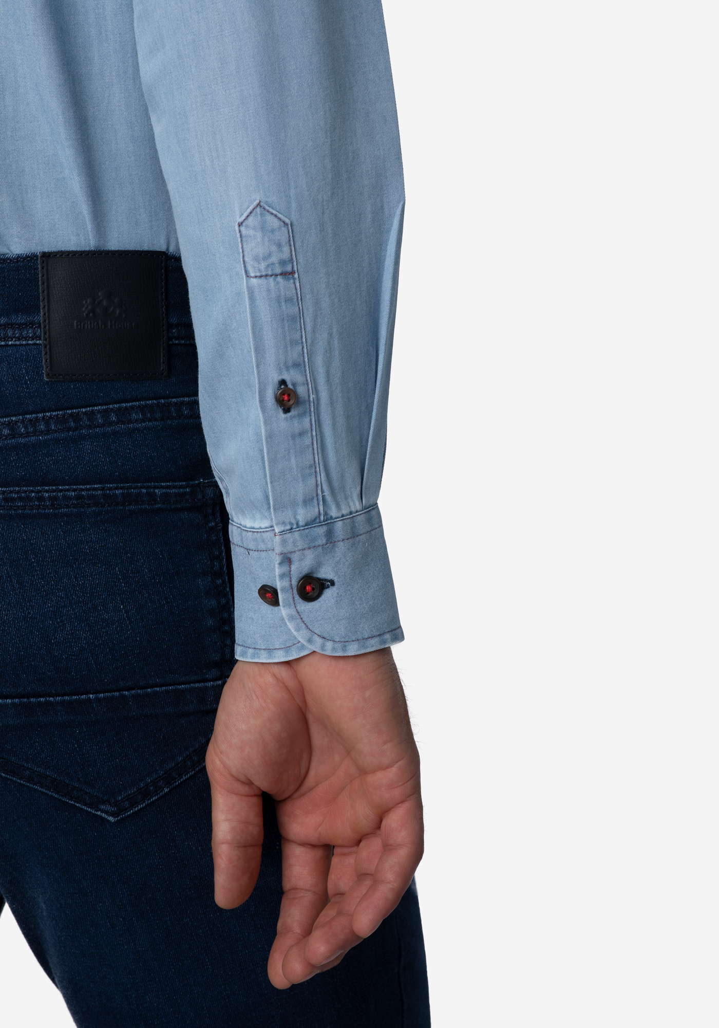 Dusk Blue Selvedge Denim Shirt