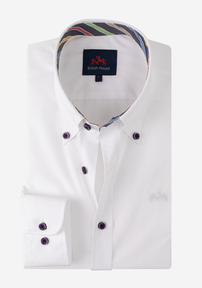 Anti-Wrinkle Polar White Poplin Shirt