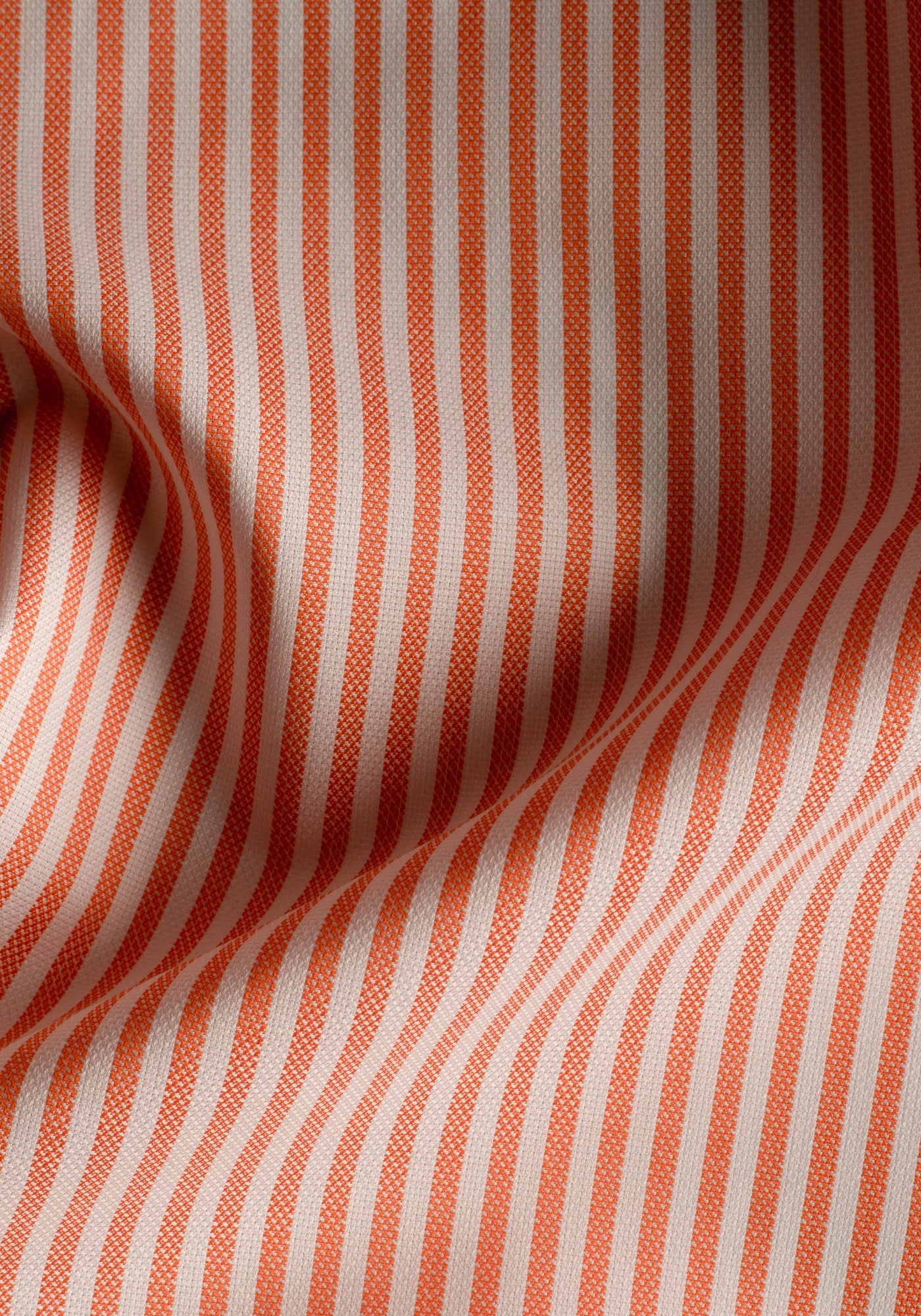 Blaze Orange Stripe Two-Ply Oxford Shirt